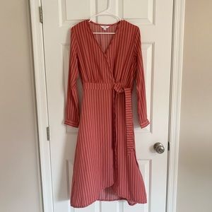 *NWT* Time And Tru Woven Long Sleeve Wrap Dress
